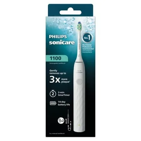 Periuta de dinti electrica Philips Sonicare 1100, Alb, HX3902/01, O Periuta + 2 rezerve, Philips — preț și oferte