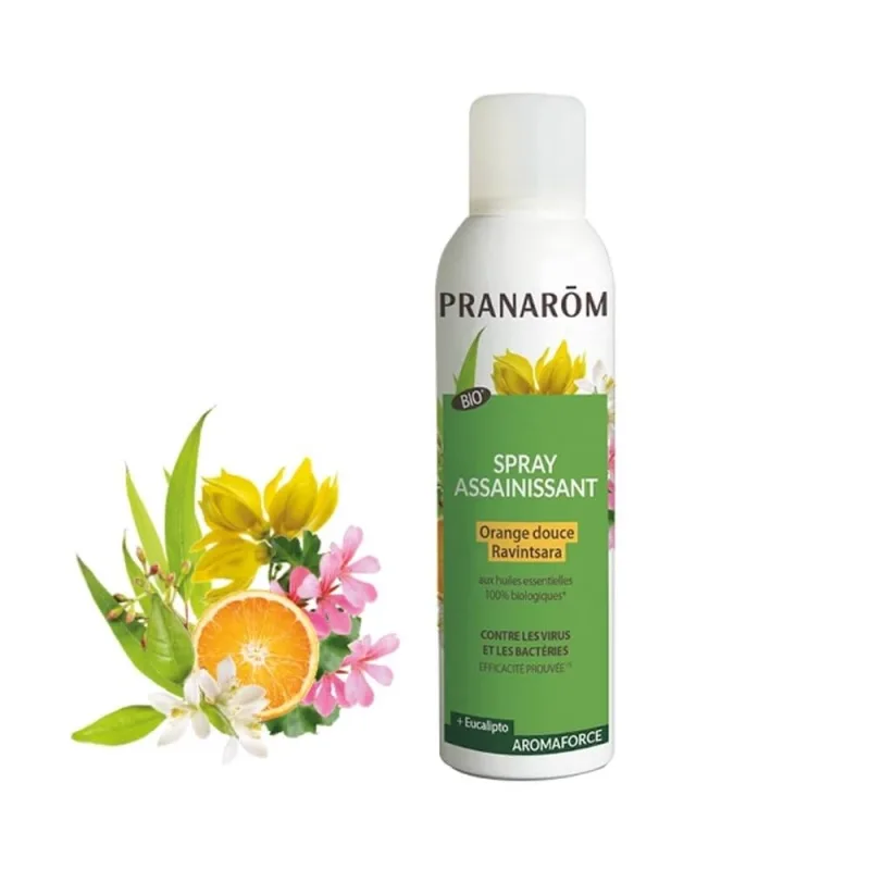 Pranarôm Aromaforce Spray purifiant Portocală dulce - Ravintsara Bio 400 ml — preț și oferte