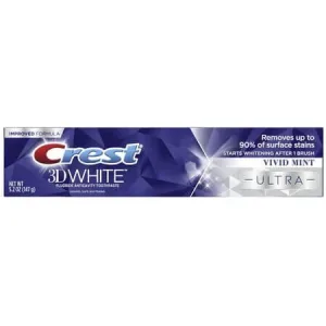 Pasta de dinti cu efect de albire 3D White Vivid Mint Ultra, 147 g, Crest