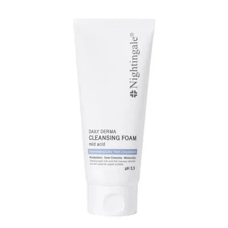 Spuma pentru curatarea delicata a tenului pH 5.5 cu efect hidratant, 140 ml, Nightingale — preț și oferte