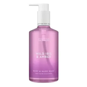 Sapun lichid de maini si corp, Wild Iris & Amber, 300 ml, Scottish Fine Soaps