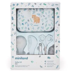 Kit de ingrijire si igiena pentru copii, Bear, 0 luni+, Miniland