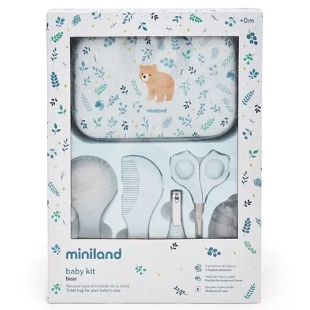 Kit de ingrijire si igiena pentru copii, Bear, 0 luni+, Miniland — preț și oferte