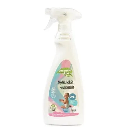 Solutie eco multiuz de curatare a jucariilor si a suprafetelor fara parfum, 500 ml, Pierpaoli Ekos Baby — preț și oferte