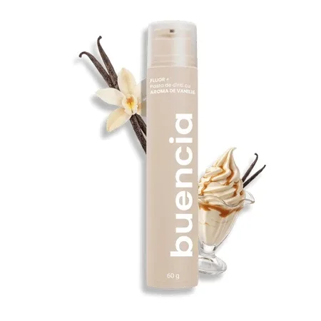 Pasta de dinti cu aroma de vanilie, 60 g, Buencia — preț și oferte
