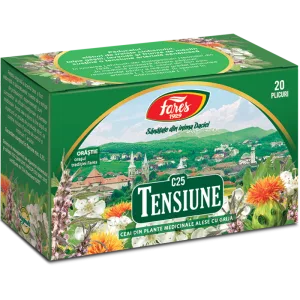 Tensiune, C25, ceai la plic, Fares | 20 plicuri