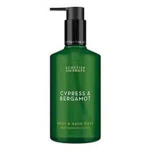 Sapun lichid de maini si corp, Cypress & Bergamot, 300 ml, Scottish Fine Soaps