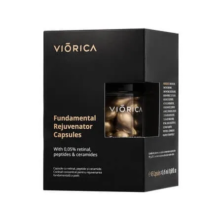 Capsule cu retinal, peptide si ceramide, 45 bucati, Viorica — preț și oferte