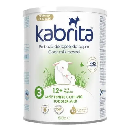 Formula pe baza de lapte praf de capra, 12-24 luni, 800 g, Kabrita 3 — preț și oferte