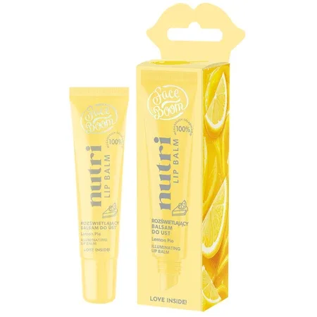 Balsam de buze iluminator, Lemon Pie, 10 g, BodyBoom — preț și oferte
