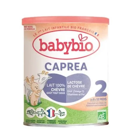 Formula 2 lapte de capra Bio, + 6 luni, 400 g, BabyBio — preț și oferte