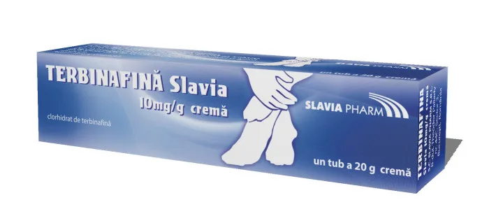 Terbinafina crema 10 mg/g, Slavia Pharm | 20 g SLAVIA PHARM SRL — preț și oferte