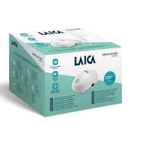 Aparat de aerosoli compact cu piston pentru copii si adulti, NE3004, Laica — preț și oferte