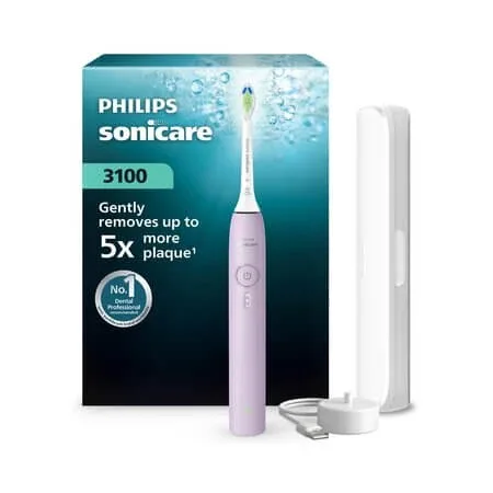 Periuta de dinti electrica Philips Sonicare 3100, Mov, HX4033/27, Philips — preț și oferte