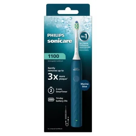 Periuta de dinti electrica Philips Sonicare 1100, Albastru, HX3901/03 — preț și oferte