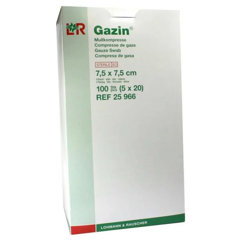 Gazin tifon comp. 7.5x7.5 cm steril 12x5X20 buc. — preț și oferte