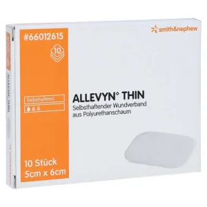 Allevyn Thin 5x6 cm pansament subțire 10 buc