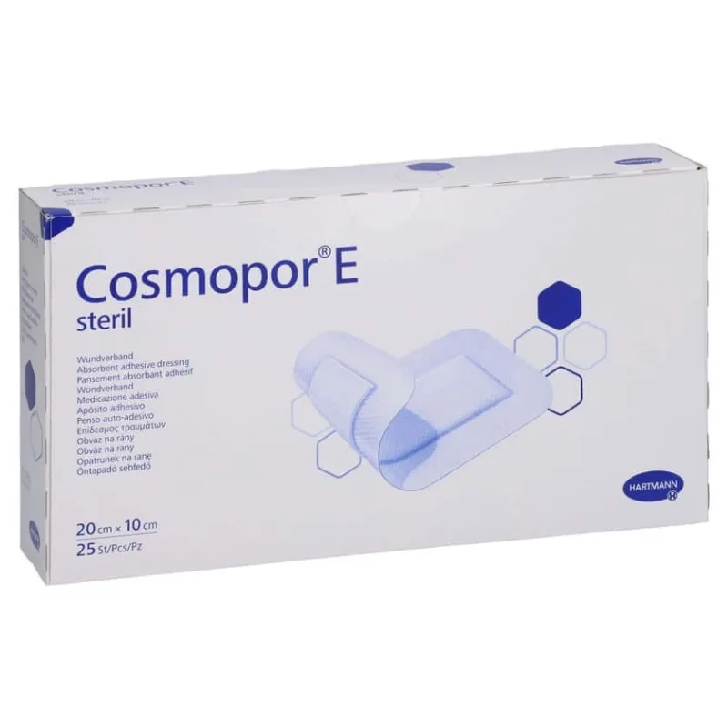Cosmopor E Pansament steril pentru plăgi 10x20 cm 25 buc — preț și oferte