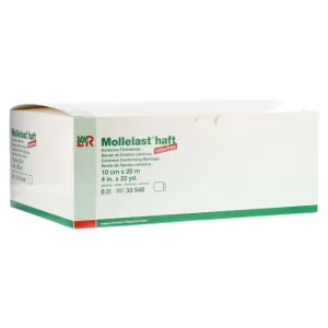 Mollelast bandaje adezive fără latex 10 cmx20 6 buc.