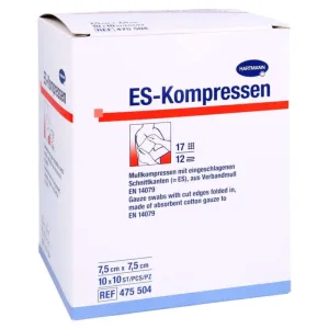Es-comprese sterile 7,5x7,5 cm 10X10 buc.