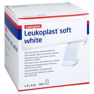 Leukoplast Tencuială injectabilă albă moale str.19x40 Mm 500 St