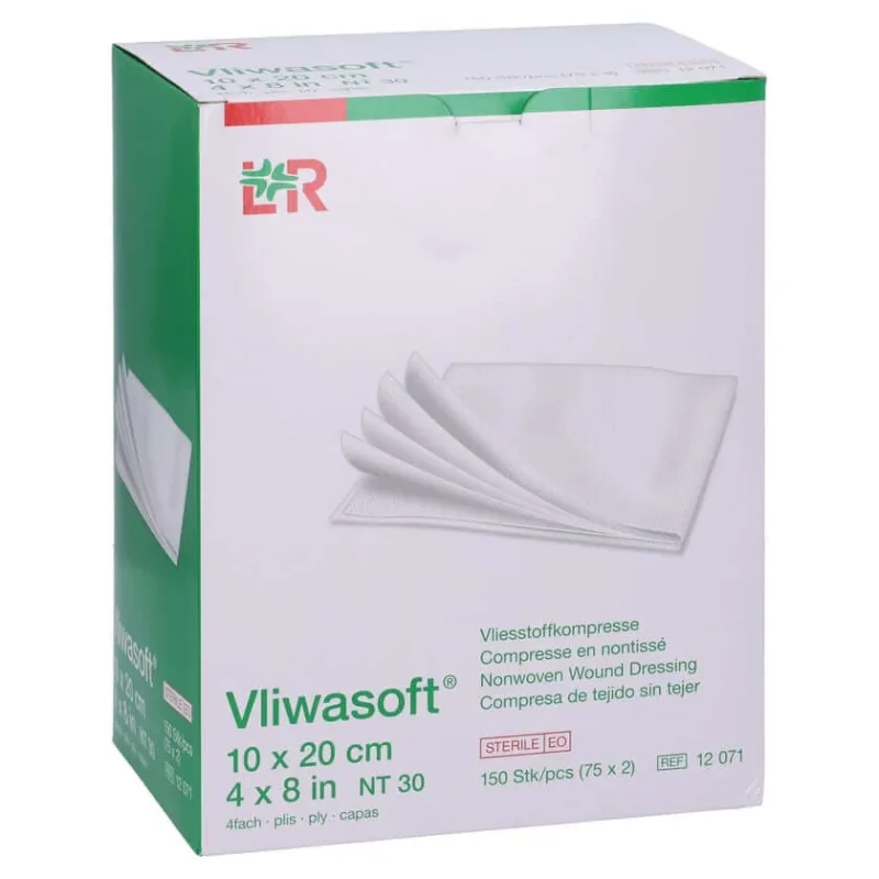 Vliwasoft comprese nețesute sterile 10x20 c 150 buc — preț și oferte