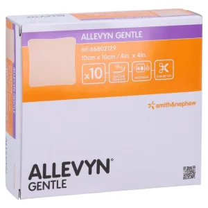 Allevyn Gentle 10x10 cm pansament din spumă 10 buc.