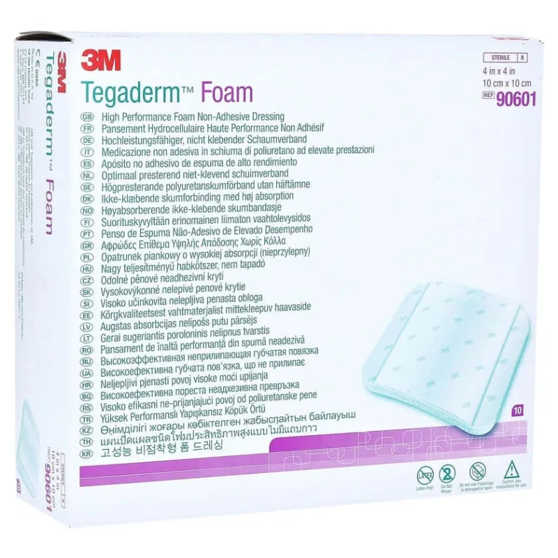 Tegaderm 3M Spumă n.adeziv 10x10 cm 9060 10 buc. — preț și oferte