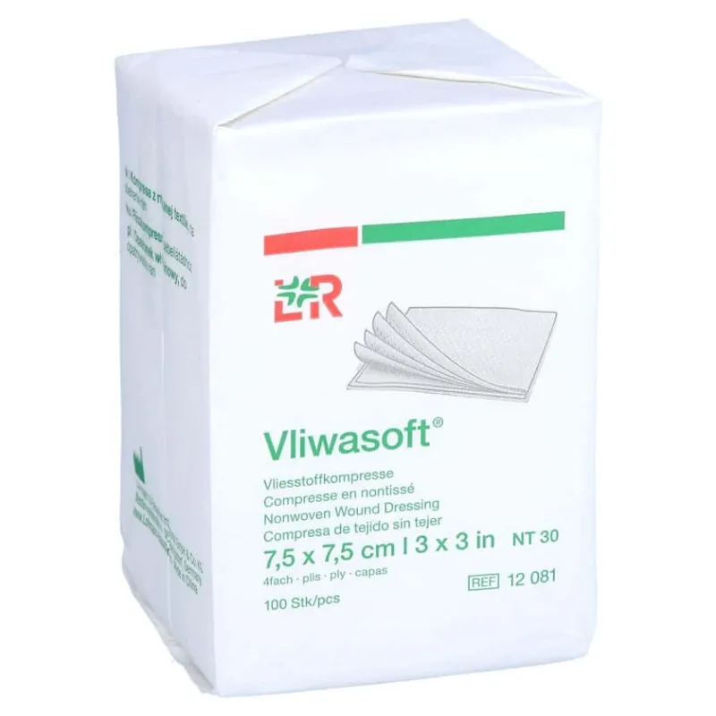Vliwasoft comprese nețesute nesterile 7.5x7 100 buc. — preț și oferte