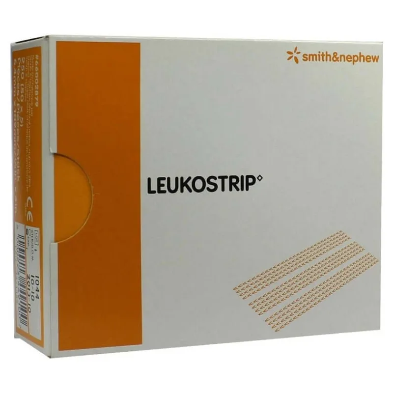 Benzi de sutură Leukostrip 6.4x102 mm B 50X5 buc — preț și oferte