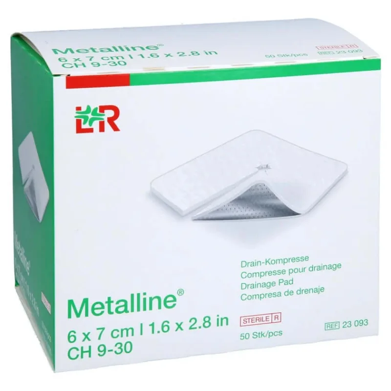 Comprese de scurgere Metalline 6x7 cm 50 buc — preț și oferte