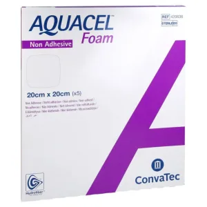 Aquacel Spumă neadezivă 20x20 cm Verb 5 buc