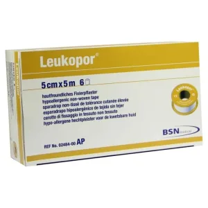 Leukopor 5 cmx5 m 6 buc