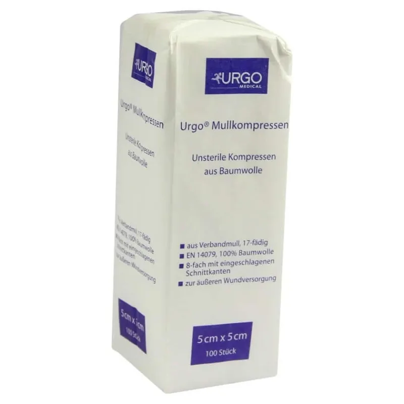 Comprese de tifon URGO 5x5 cm nesterile 100 buc. — preț și oferte