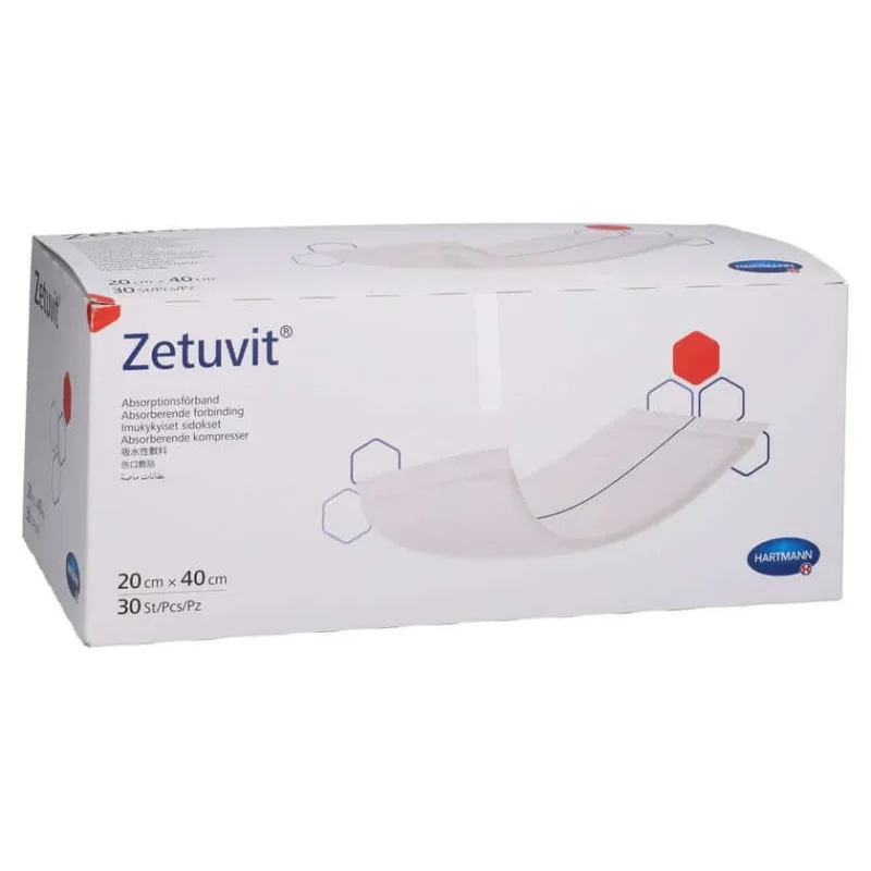 Tampoane absorbante Zetuvit nesterile 20x40 cm 30 buc. — preț și oferte