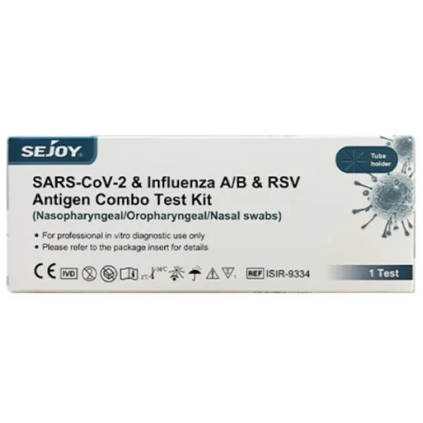 Test combo Covid 19 + Gripa A/B + RSV, Sejoy Biomedical | 1 buc SEJOY BIOMEDICAL CO — preț și oferte