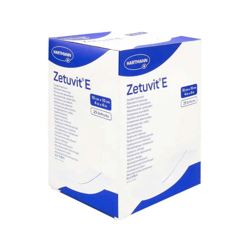 Tampoane absorbante Zetuvit E sterile 10x10 cm 25 buc. — preț și oferte