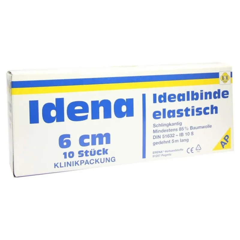 Idena Ideal bandaje 6 cm margine buclă 10 buc — preț și oferte