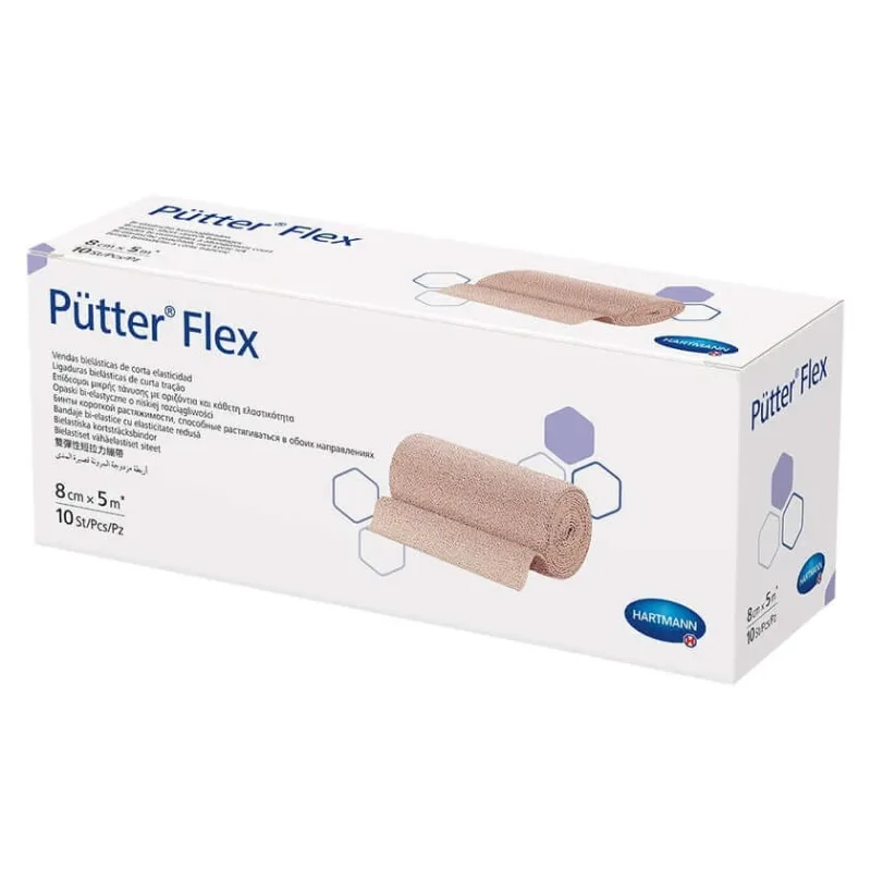PütterFlex bandaj 8 cm x 5 m 10 buc — preț și oferte
