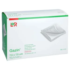 Gazin tifon comp. 7.5x7.5 cm steril 8x50X2 buc.