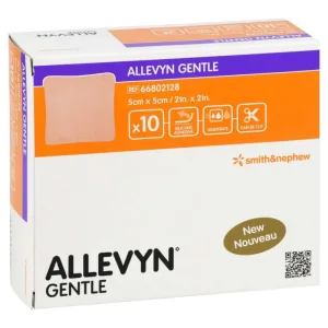 Allevyn Gentle 5x5 cm pansament din spumă 10 buc.