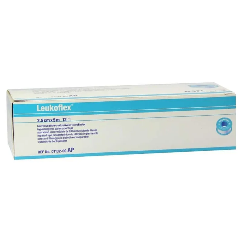 Plasturi de bandaj Leukoflex, 2,5 cm x 5 m 12 buc — preț și oferte