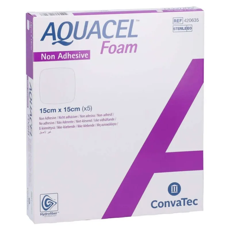 Aquacel Spumă neadezivă 15x15 cm Verb 5 buc — preț și oferte