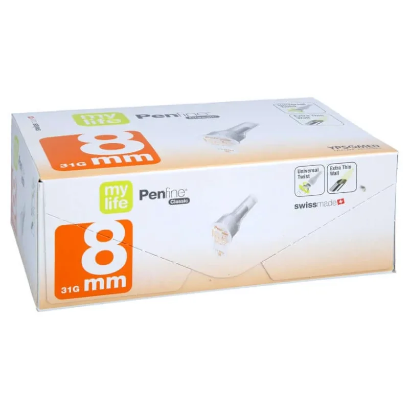 Mylife Penfine Classic canule 8 mm 100 buc — preț și oferte