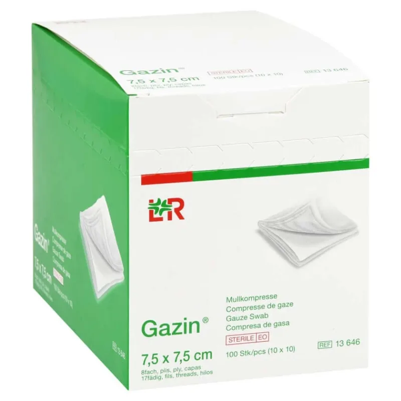Gazin tifon comp. 7.5x7.5 cm steril 8x10 buc. — preț și oferte