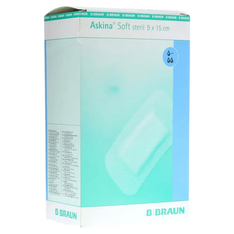 Askina Pansament moale pentru răni 9x15 cm steril 40 buc. — preț și oferte