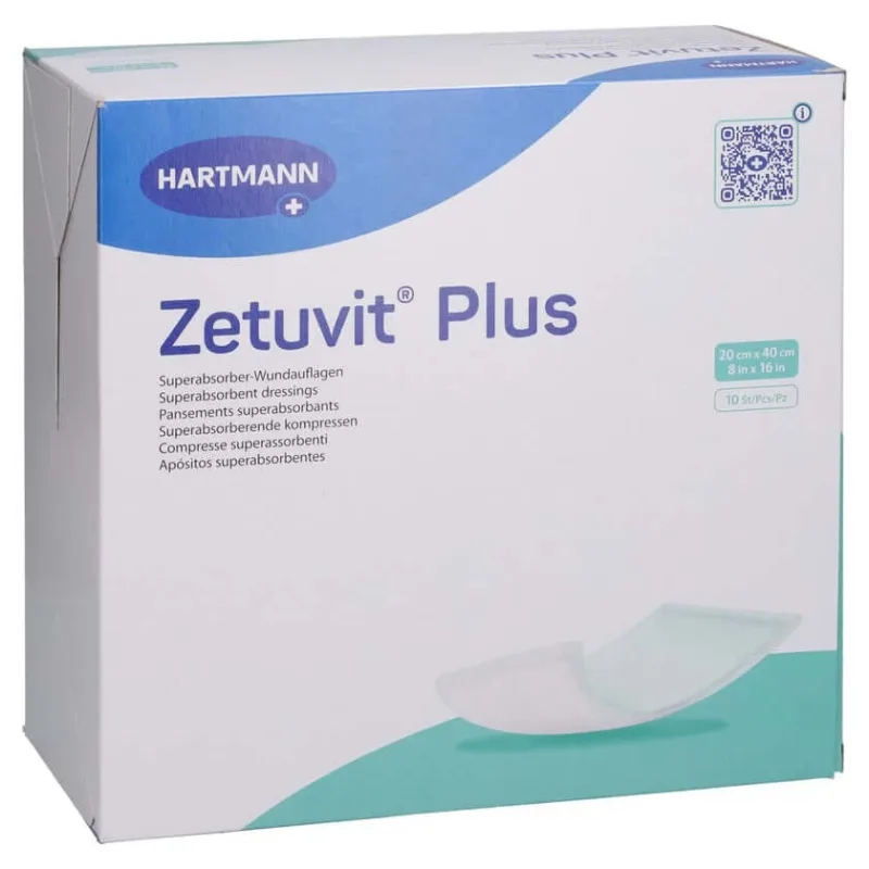 Zetuvit Plus compresă absorbantă extra-puternică sterilă 20x40 cm 10 buc. — preț și oferte