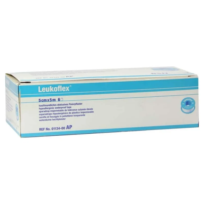 Plasture de bandaj Leukoflex 5 cmx5 m 6 buc. — preț și oferte
