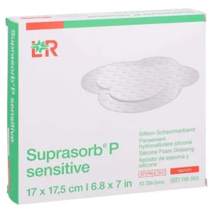 Suprasorb P Spumă PU sensibilă v.sacr.bo 10 buc.