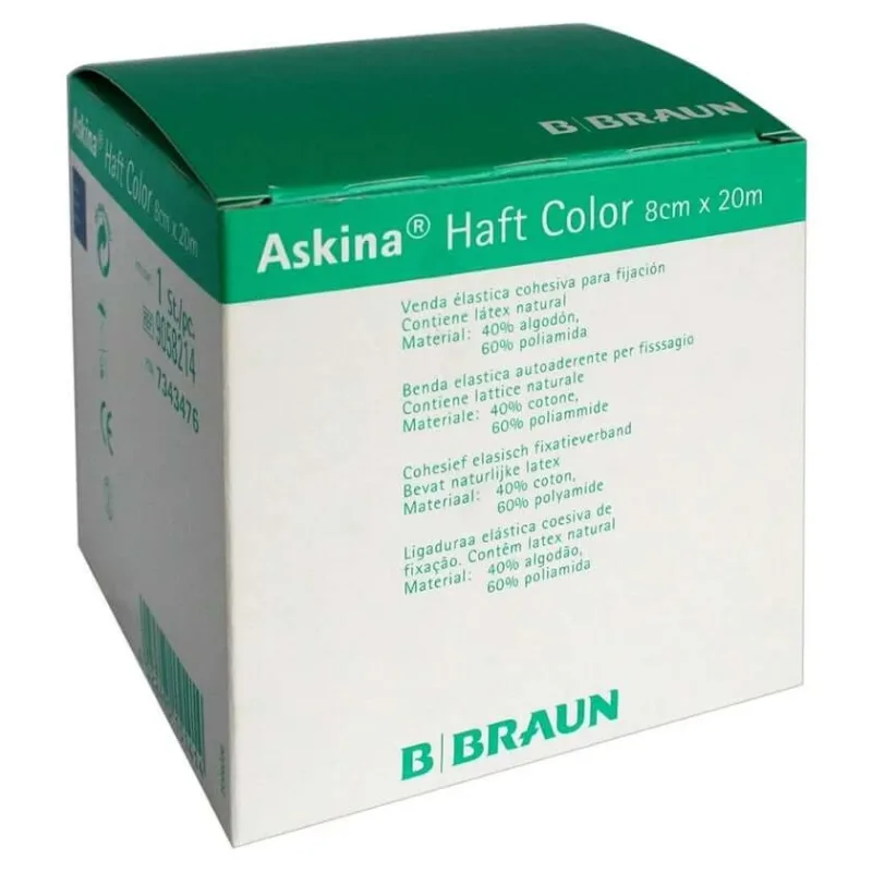 Askina Bandaj adeziv culoare 8 cmx20 m albastru 1 buc — preț și oferte